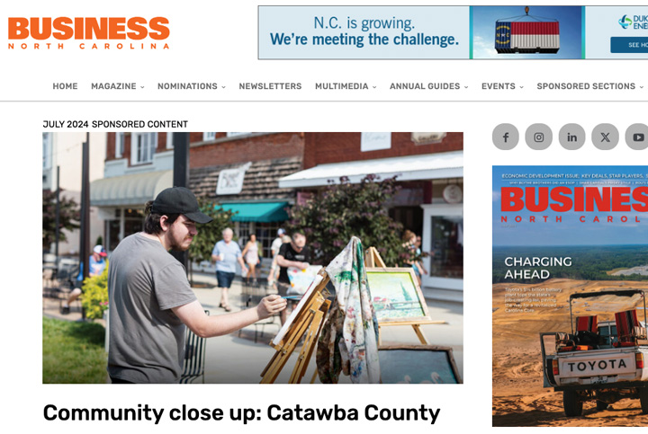 Manufacturing Solutions Center as a part of the Community close up: Catawba County